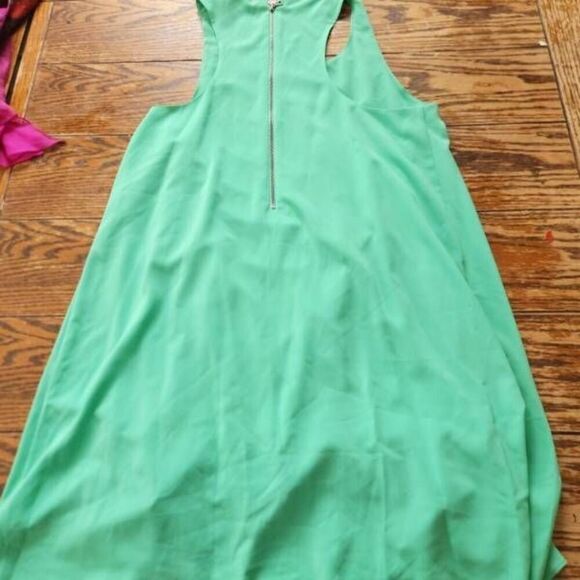 alice+olivia green Trapeze dress sz Small - Picture 4 of 4